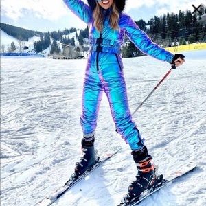 Shiny, Metallic Snowsuit Snow Gear